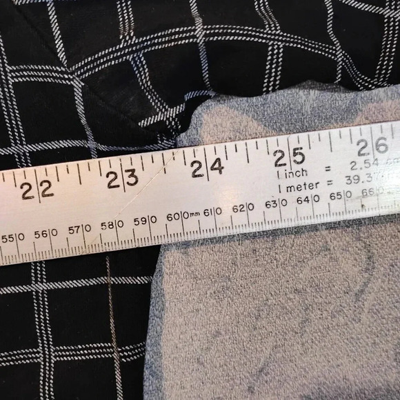 George Men's Black Plaid  Polo Shirt in Size Large - Picture 7 of 8